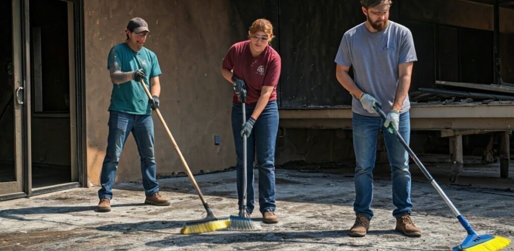 Restoring Business Image: Post-Wildfire Commercial Cleaning | Fresh Flare